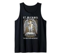 Saint Michael Archangel Prayer Catholic Christian Tank Top