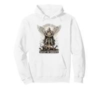 Saint Michael Archangel Templar Knight Defeat Darkness Sword Pullover Hoodie