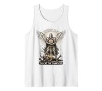 Saint Michael Archangel Templar Knight Defeat Darkness Sword Tank Top