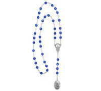 Saint Michael Chaplet Gift Set | Includes Chaplet, Hard Plastic Case, and Instruction Prayer Card | Catholic Devotional Prayer, Glass, No Gemstone