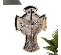 Saint Michael Collectible - Saint Protector Statue Batale Angel Decor | Large Smooth Touch Saint Protector Figurines, Collectible Battle Angel Sculpture for Drunk