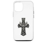 Saint Michael Crushing Serpent Cross Christian Case for iPhone 12/12 Pro