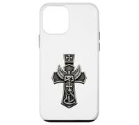 Saint Michael Crushing Serpent Cross Christian Case for iPhone 12 mini