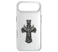 Saint Michael Crushing Serpent Cross Christian Case for iPhone Air