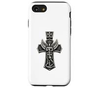 Saint Michael Crushing Serpent Cross Christian Case for iPhone SE (2020) / 7/8