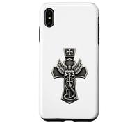 Saint Michael Crushing Serpent Cross Christian Case for iPhone XS Max