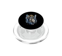 Saint Michael Defend Us Angel Sword Blue Sacred Icon Art PopSockets PopGrip for MagSafe