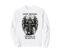 Saint Michael Defend Us in Battle - Catholic Prayer Sweatshirt