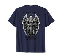 Saint Michael Defend Us in Battle - Catholic Prayer T-Shirt