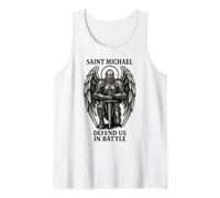 Saint Michael Defend Us in Battle - Catholic Prayer Tank Top