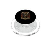 Saint Michael Defend Us In Battle Gothic Sacred Icon Art PopSockets PopGrip for MagSafe
