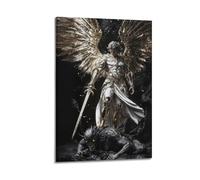 Saint Michael The Archangel (3) Poster Decorative Painting Canvas Wall Art Picture Print Modern Family Bedroom Decor 16x24inch(40x60cm)