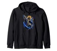 Saint Michael the Archangel Battle Sacred Icon Art Faith Zip Hoodie