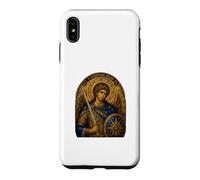 Saint Michael the Archangel Blue Byzantine Icon Art Design Case for iPhone XS Max