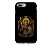 Saint Michael the Archangel Byzantine Baroque Blue Icon Art Case for iPhone 7 Plus/8 Plus