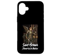 Saint Michael The Archangel Catholic Case for iPhone 16 Plus