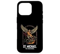 Saint Michael The Archangel Catholic Case for iPhone 16 Pro