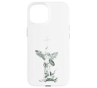 Saint Michael The Archangel Death Is Swallowed Up In Victory Case for iPhone 15