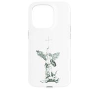 Saint Michael The Archangel Death Is Swallowed Up In Victory Case for iPhone 15 Pro