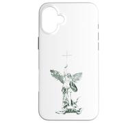 Saint Michael The Archangel Death Is Swallowed Up In Victory Case for iPhone 16 Plus