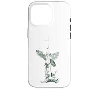 Saint Michael The Archangel Death Is Swallowed Up In Victory Case for iPhone 16 Pro