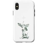 Saint Michael The Archangel Death Is Swallowed Up In Victory Case for iPhone X/XS