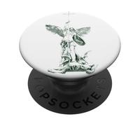 Saint Michael The Archangel Death Is Swallowed Up In Victory PopSockets Adhesive PopGrip