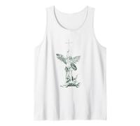Saint Michael The Archangel Death is Swallowed Up in Victory Tank Top