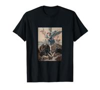 Saint Michael the Archangel Defeating Satan Christian Bible Value Graphic T-Shirt
