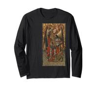 Saint Michael The Archangel Defeating Satan Christian Long Sleeve T-Shirt