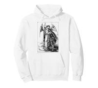 Saint Michael the Archangel Defeating Satan Christian Pullover Hoodie