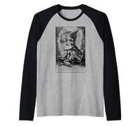 Saint Michael the Archangel Defeating Satan Christian Raglan Baseball Tee