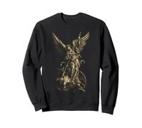 Saint Michael the Archangel Defeating Satan Christian Sweatshirt