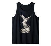 Saint Michael The Archangel Defeating Satan Christian Tank Top
