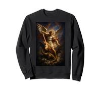 Saint Michael the Archangel Defend Us in Battle Catholic St Sweatshirt