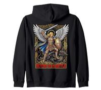 Saint Michael the Archangel Defend Us in Battle Catholic St Zip Hoodie
