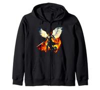 Saint Michael the Archangel defend us in battle Zip Hoodie