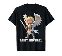 Saint Michael the Archangel for Kids Catholic Boys Cute T-Shirt