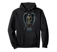 Saint Michael the Archangel in Full Armor with Sword Pullover Hoodie