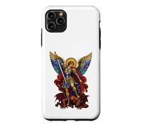 Saint Michael the Archangel Overpowering Demon Case for iPhone 11 Pro Max