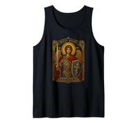 Saint Michael the Archangel Religious Icon Orthodox Artwork Tank Top