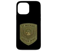 Saint Michael the Archangel Spiritual Warfare Case for iPhone 13 Pro Max