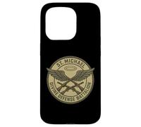 Saint Michael the Archangel Spiritual Warfare Case for iPhone 15 Pro