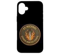 Saint Michael the Archangel Spiritual Warfare Case for iPhone 16 Plus