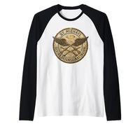 Saint Michael the Archangel Spiritual Warfare Raglan Baseball Tee
