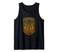Saint Michael the Archangel Spiritual Warfare Tank Top