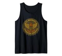 Saint Michael the Archangel Spiritual Warfare Tank Top