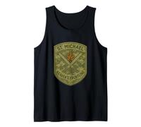 Saint Michael the Archangel Spiritual Warfare Tank Top