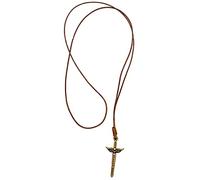 Saint Michael the Archangel Sword Pendant on Cord | "Quis Ut Deus" | Patron Saint of Police and Soldiers | Great Catholic Gift for Confirmation