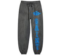 Saint Mxxxxxx Angel of Death Printed Cotton Sweatpants - Black - S